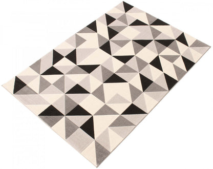 Nuria Black 3'11 x 5'7 Area Rug|Tapis Nuria noir 3 pi 11 po x 5 pi 7 po|D86FVGFS