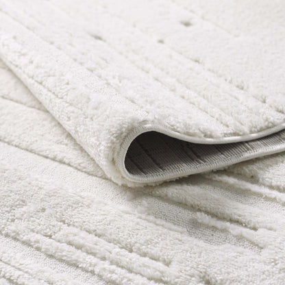 Carpette à poil long Quinto crème à motif de vagues - 2 pi 7 po x 8 pi