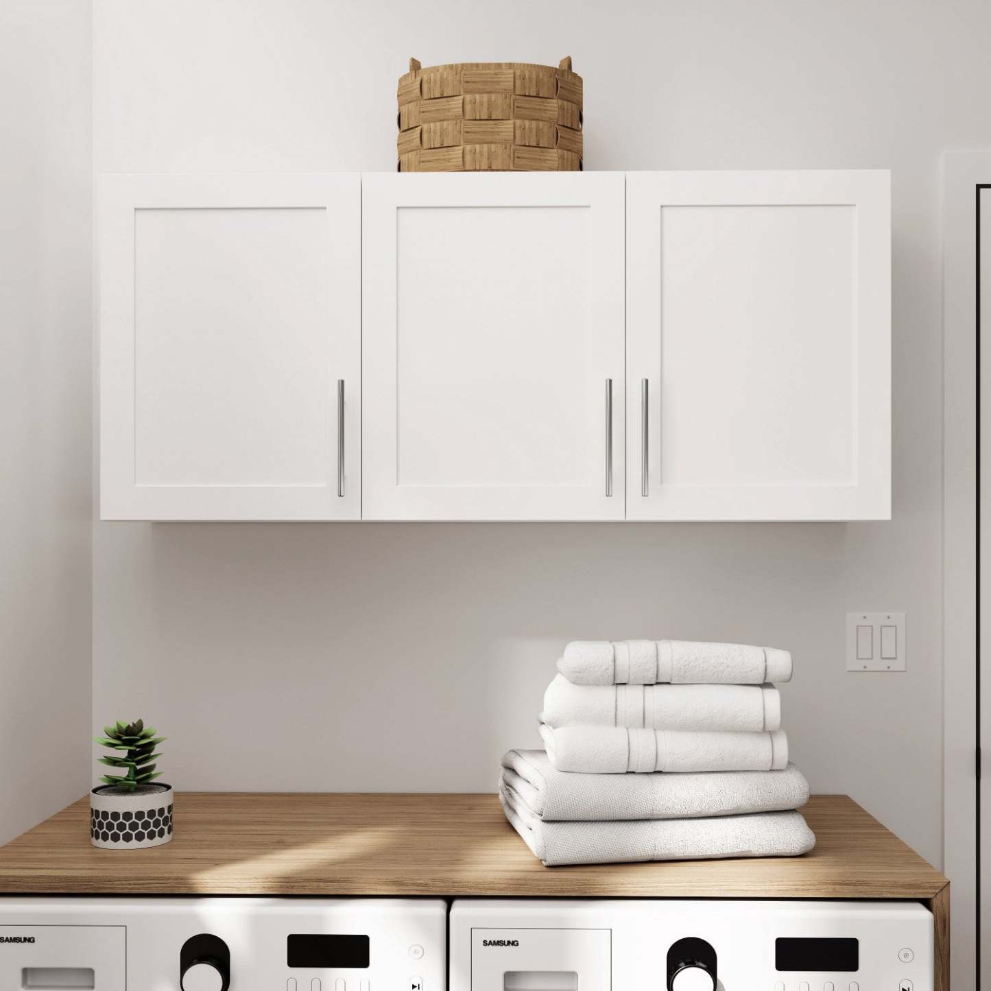 Prepac Elite 54 Wall Storage Cabinet - Blanc|Armoire de rangement murale Elite de Prepac de 54 po - blanche