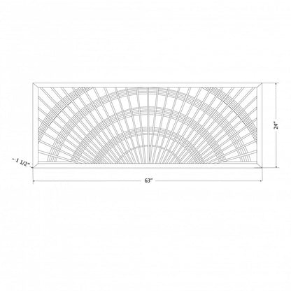Tête de lit murale en rotin Balka - Sunrise Natural|Tête de lit murale Balka en rotin - naturel, levier de soleil