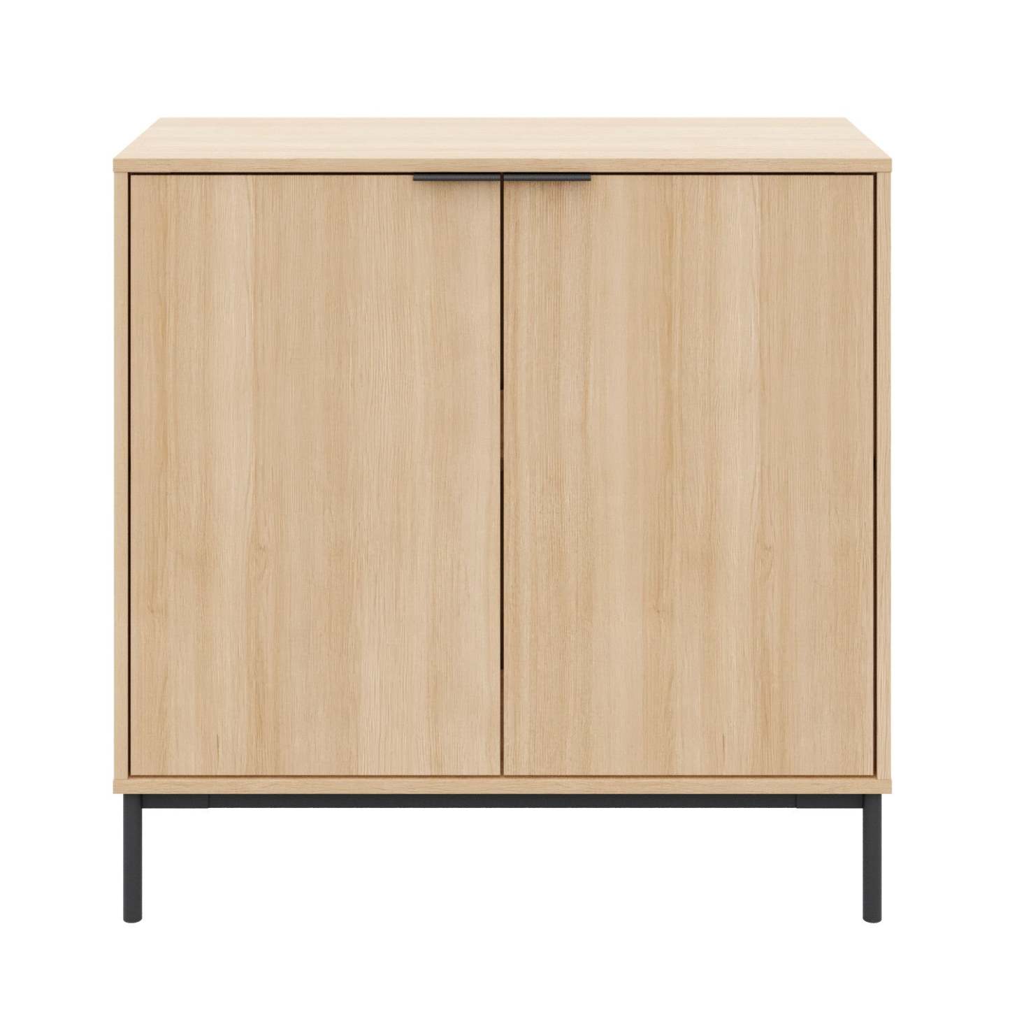 Armoire de rangement Nordika Slim à 2 portes - Chêne blond naturel | Armoire de rangement mince Nordika à 2 portes - chêne blond naturel