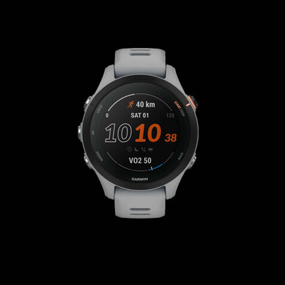 Garmin Forerunner® 255s Montre Gps Intelligente - Suivi De La Santé Quotidien, Autonomie De 12 Jours - Powder Gray