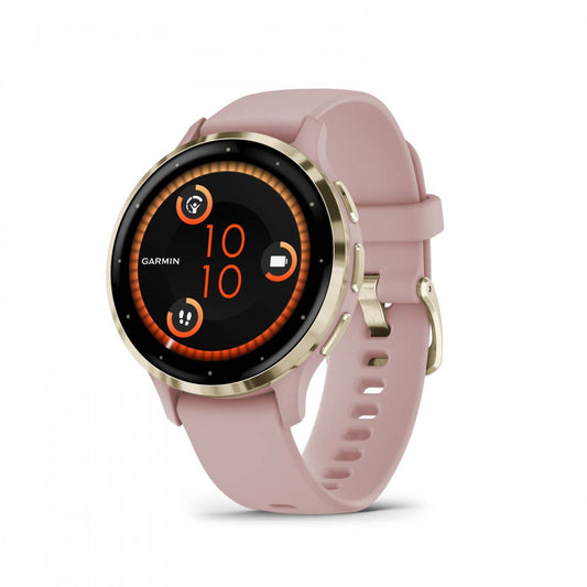 Garmin Venu® 3s Montre Gps Intelligente - Suivi De Santé Avec 14 Jours D'autonomie, 41 Mm - Boîtier Rose Poussière