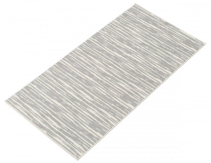 Tapis Eadda gris clair 2'8 x 4'11 | D86F3F3M