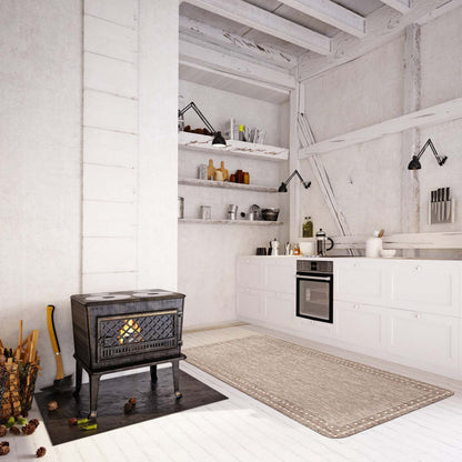 Tapis Clémentine Tan - 4'4 X 6'5 |Carpette Clémentine brun clair - 4 pi 4 po x 6 pi 5 po