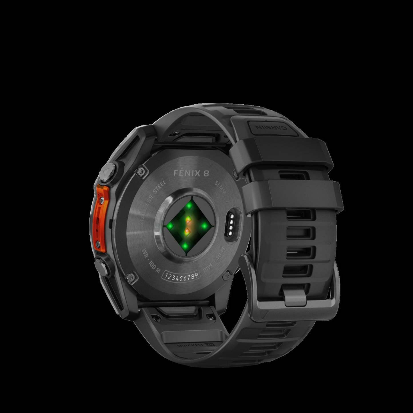 Garmin Fēnix 8 Amoled Smartwatch 51mm - Gps, Boussole, Gyroscope Et Altimètre Barométrique Gris Ardoise | Montre Connectée Garmin Fēnix 8 Amoled 51mm - Gps, Boussole, Gyroscope Et Altimètre Barométrique