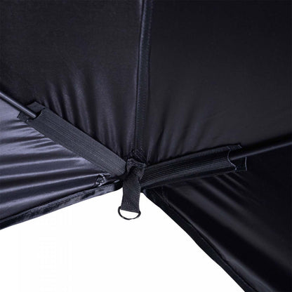 Abri de tente de pêche sur glace escamotable pour 2 personnes Outsunny avec sac de transport, noir | Outsunny Abri De Pêche Sur Glace Pour 2 Personnes, Tente De Glace Portable