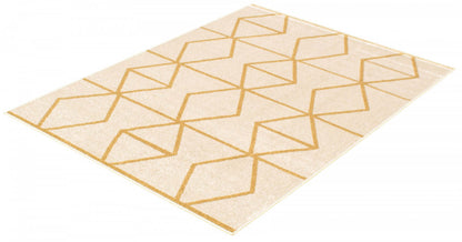 Anandi Ivory-Gold Area Rug - 3'11 x 5'7|Carpette Anandi ivoire-or - 3 pi 11 po x 5 pi 7 po| D29NNG1B