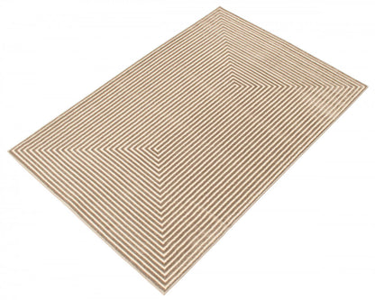 Tapis Kiah Taupe 5'3 x 7'7|Carpette Kiah taupe 5 pi 3 po x 7 pi 7 po|D86FLBAX