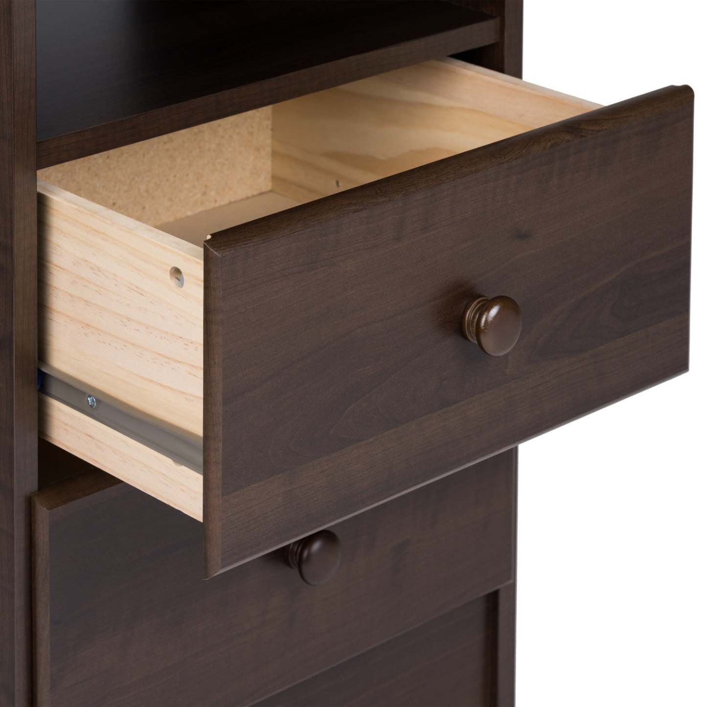 Astrid 2-Drawer Nightstand - Espresso|Table de nuit Astrid à 2 tiroirs - expresso