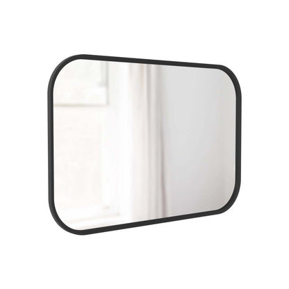 Miroir rectangulaire Hub de Umbra de 24 po x 36 po - noir