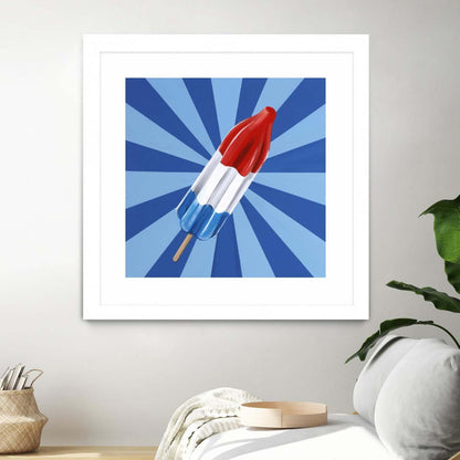 Daily Cravings Vi Matted and Framed White 36x36 Wall Art|Œuvre d'art murale imprimée blanche et mate « Daily Cravings Vi » 36 x 36