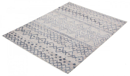 Tapis Dita Bleu - 3'11 X 5'7 |Carpette Dita bleue - 3 pi 11 po x 5 pi 7 po