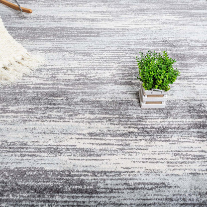 Tapis Roma Waves Gris 4x6 | Carpette Roma Waves grise 4 x 6 | D80GA0LZ