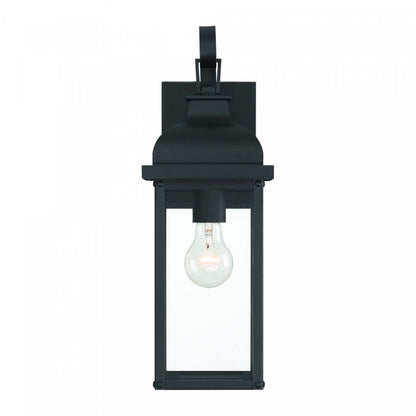 Madrid 1 Light Outdoor Wall Sconce 23.4, Black Lamp | Applique Murale D’exterieur Madrid A 1 lampe De 23,4 po, Noir