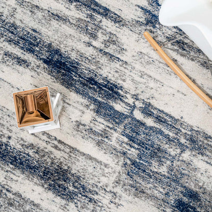 Tapis Roma Rio bleu marine 8 x 11 | D80GI9T6