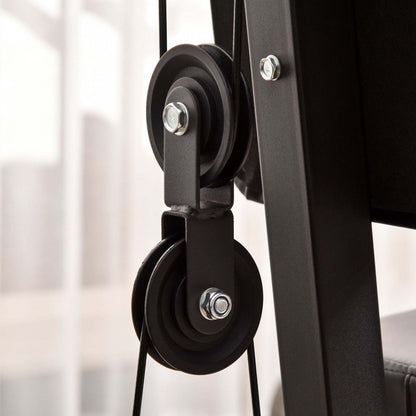 Soozier Multifonction Home Gym Equipment, Station d'entraînement de musculation avec pile de poids de 100 lb | Soozier Système De Gymnastique D'exercice Domestique Multifonctionnel Musculation Exercice Station D