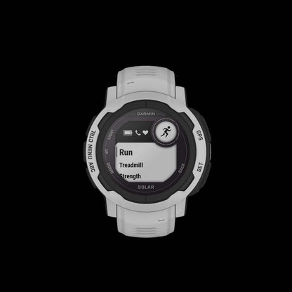 Garmin Instinct® 2 Solar Gps Smartwatch - Durable Rugged Design With Solar Charging - Mist Grey|Montre Gps Garmin Instinct® 2 Solar - Design Robuste Et Durable Avec Chargement Solaire - Gris Brume