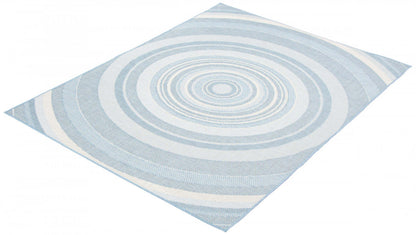 Tapis Neisha Modern bleu clair 160 x 220 cm | D86FB8G4