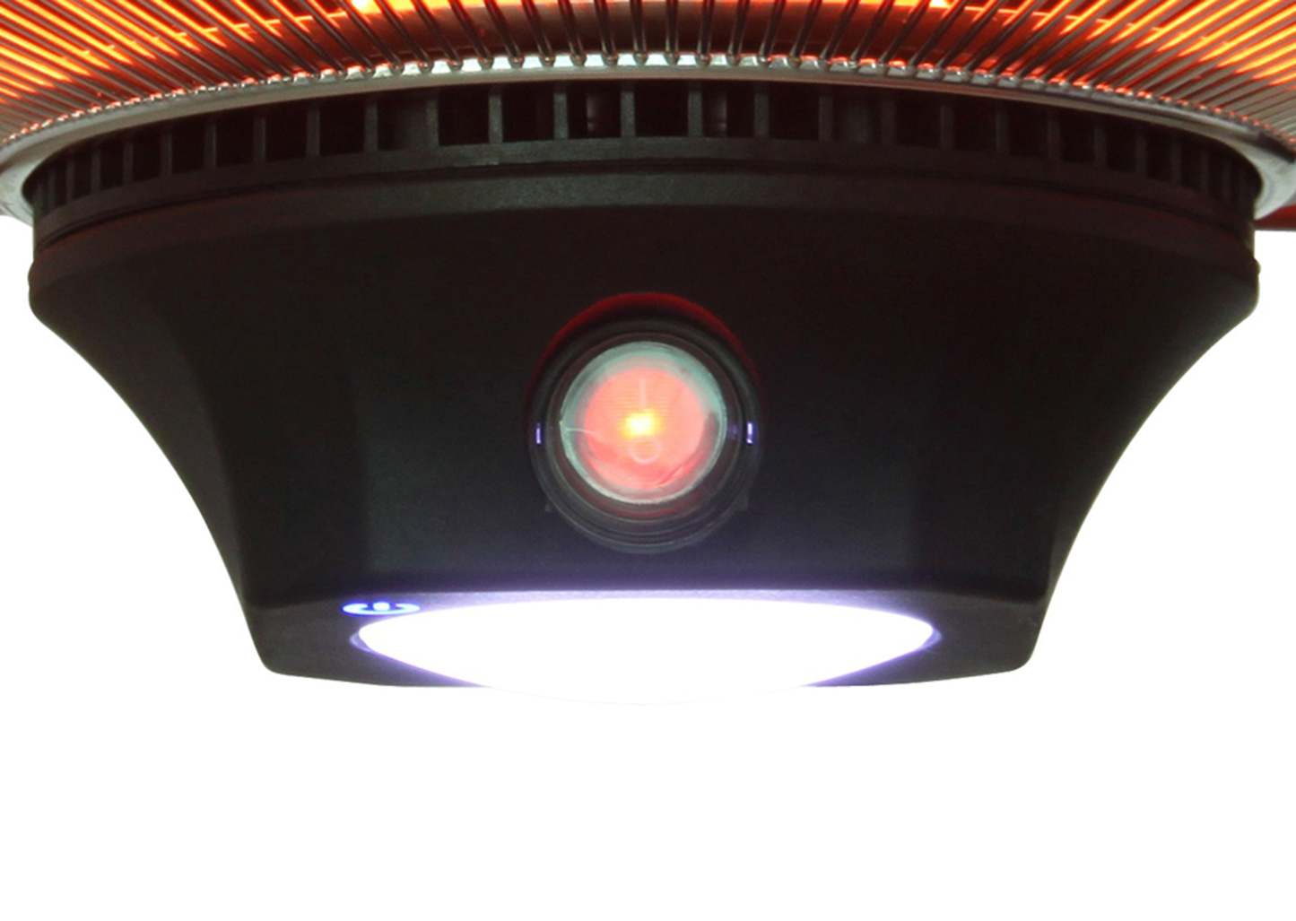 Radiateur de terrasse électrique suspendu infrarouge Energ+ - HEA-21288 LED-BLK|Radiateur de terrasse suspendu électrique et à infrarouge Energ+ - HEA-21288 LED-BLK