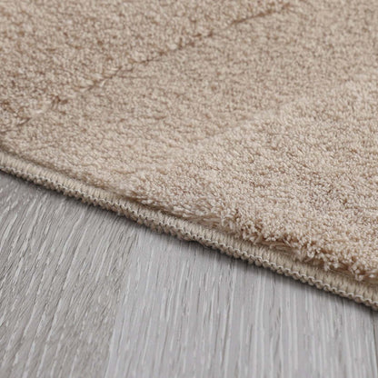 Tapis A Poils Longs Lavable Beige Pearl Hills 5'x7'