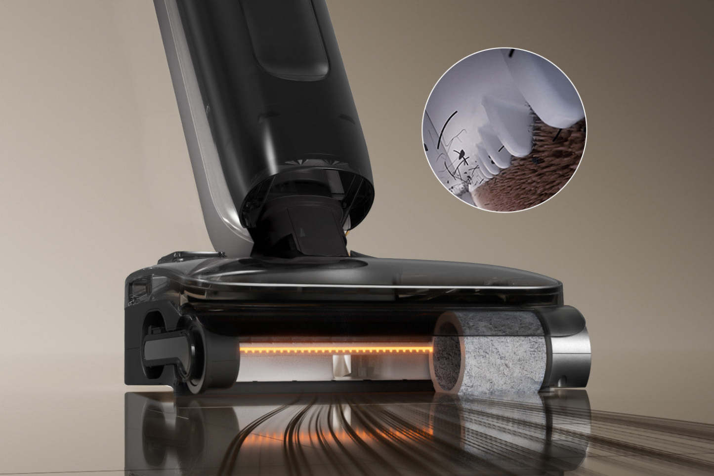 Nettoyeur de sols sans fil Tineco Go H2O Hammerhead | Aspirateur balai à main Tineco Go H2O Hammerhead