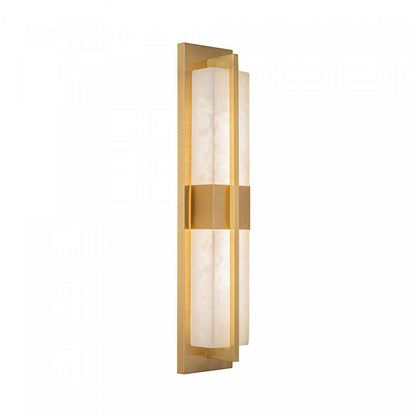 Applique murale intégrée Briana, en laiton brossé