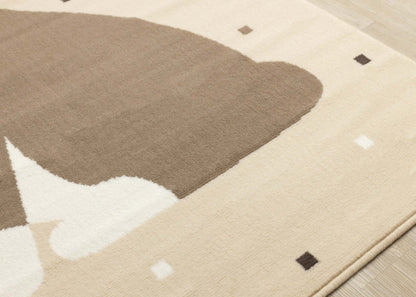 Forte Kids Swaggy Dog Area Rug - 3'11 x 5'7|Carpette Forte à motif de chien confiant pour enfants - 3 pi 11 po x 5 pi 7 po