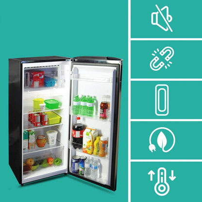 Koolatron 6,2 Cu. Fort. Réfrigérateur compact en acier inoxydable|Réfrigérateur compact Koolatron de 6,2 pi3 en acier inoxydable