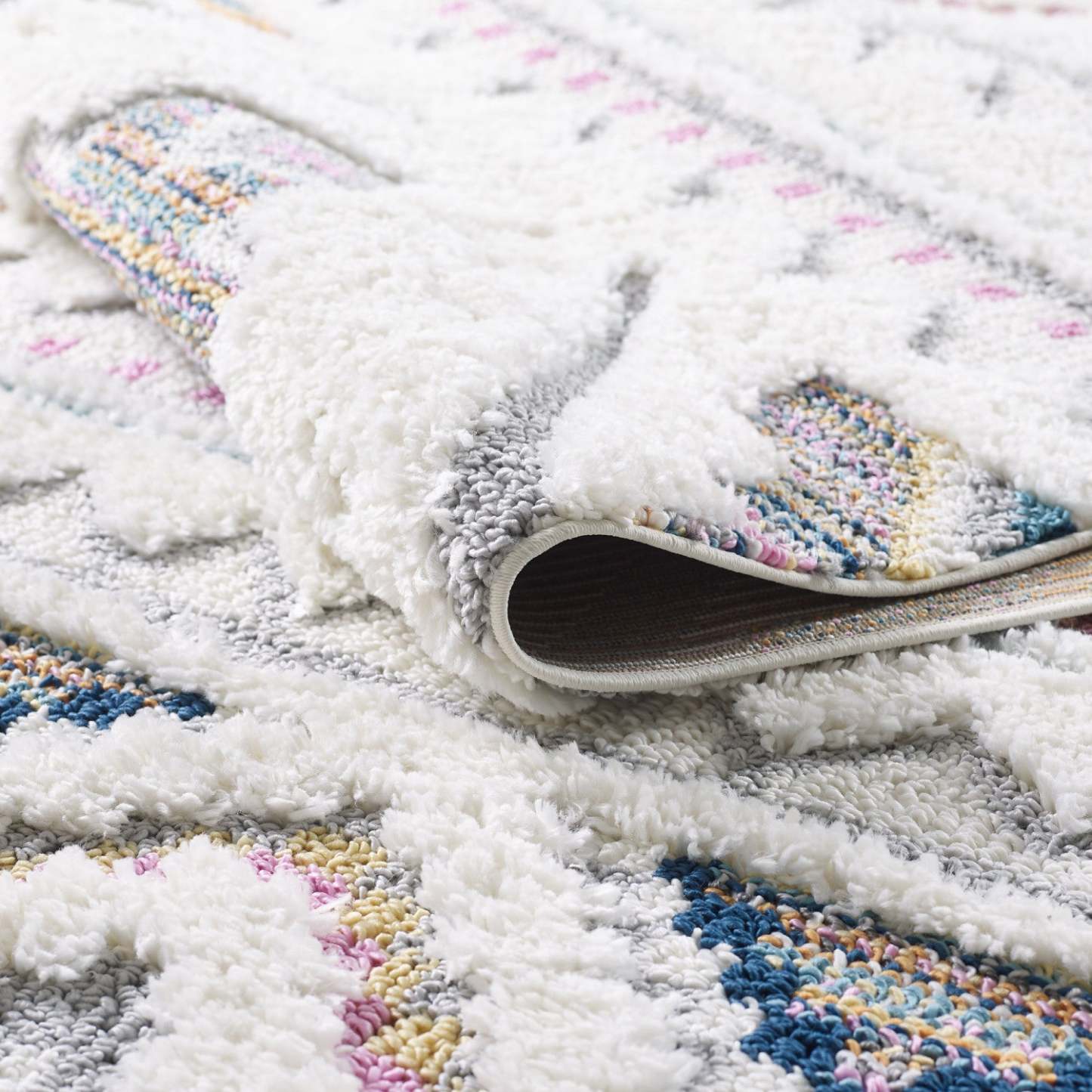 Tapis à poils longs Lola Boho - 6'7 x 9'6|Carpette à poil long Lola bohème - 6 pi 7 po x 9 pi 6 po