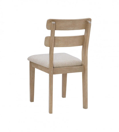 Drury Fabric Natural Dining Chair - Ensemble de 2|Chaise de salle à manger Drury en tissu naturel - ensemble de 2