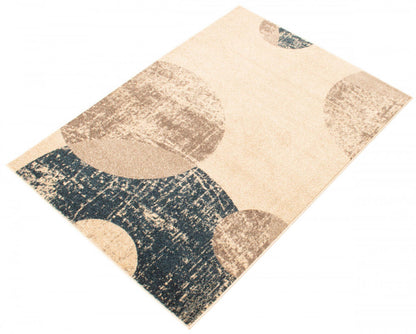 Ellegance ivoire / bleu 6'7 x 9'6 tapis de zone|Carpette Ellegance ivoirebleu 6 pi 7 po x 9 pi 6 po|D2BG6B32