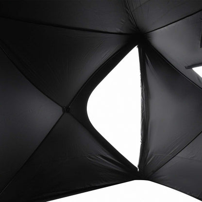 Outsunny Tente De Pêche Sur Glace 2-4 Personnes Abri De Glace Pop-up Portable Avec Fenetres Enroulab