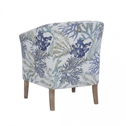 Simon Fabric Oceanside Accent Chair - Grey|Fauteuil d'appoint Simon en tissu Oceanside - gris