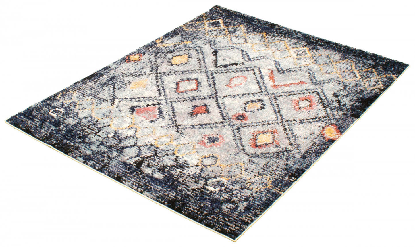 Tapis Makondo Classic bleu - 201 x 290 cm | D290V4TY