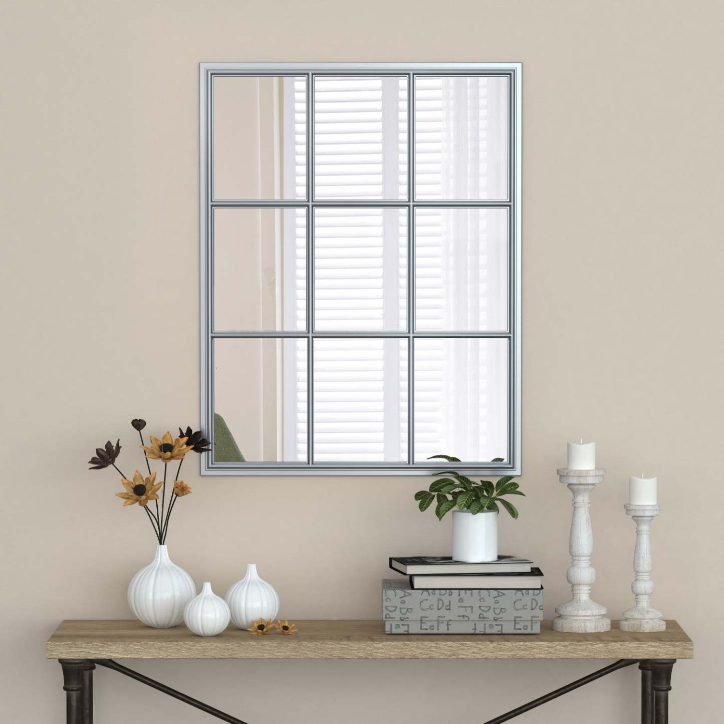 Miroir Trepion Silver 36|Miroir Trepion de 36 po argenté