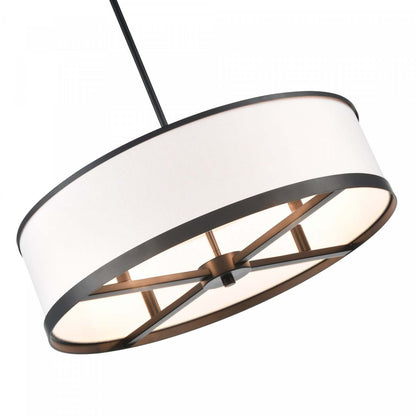 Lustre High Street à 4 lumières, 24 pouces, lampe noire | Lustre A 4 lampes High Street De 24 po, Noir