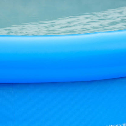 Outsunny Piscine Gonflable Taille Familiale Piscine Ronde Gonflable Avec Pompe Manuelle Pour K|Outsunny Piscine Gonflable Familiale 104 X 30 Avec Pompe Manuelle Pour Enfants, Adultes, Extérieur