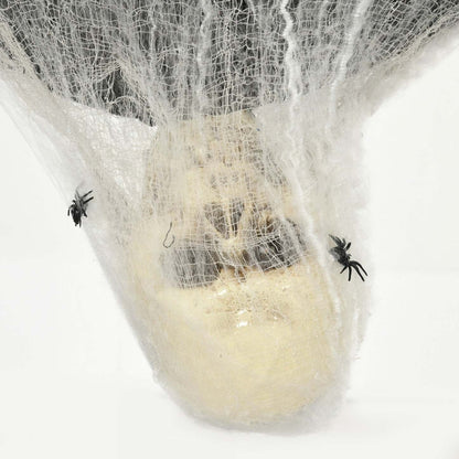 Homcom 55.9 Décoration d'Halloween Animée Momie Suspendue Avec Toile d'Araignée|Homcom Momie Suspendue Décoration D'Halloween 4.7 Ft Avec Toile D'Araignée