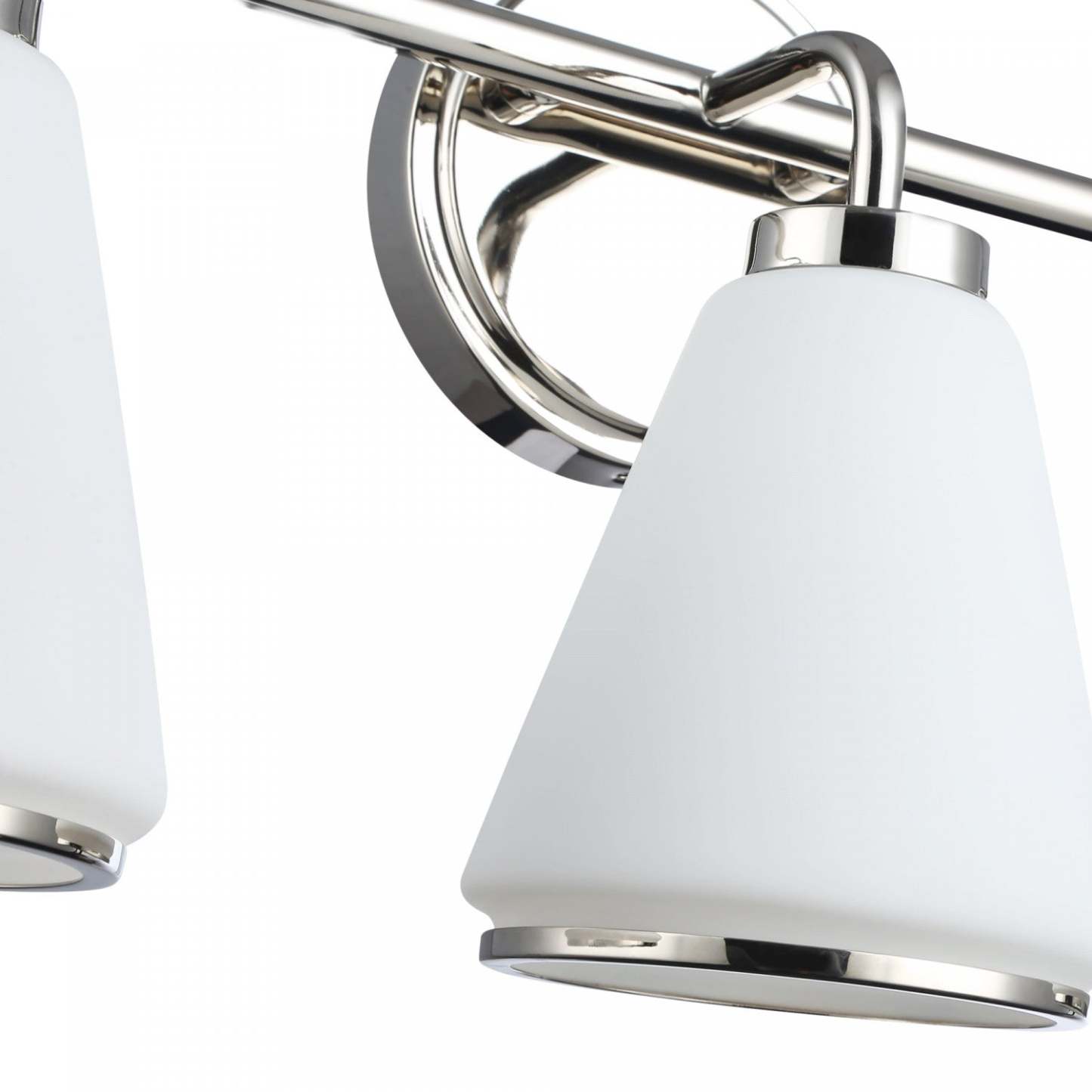 Zoey 3 Light Bathroom Vanity, Polished Nickel Lamp | Meuble-lavabo Zoey à 3 lampes, nickel poli