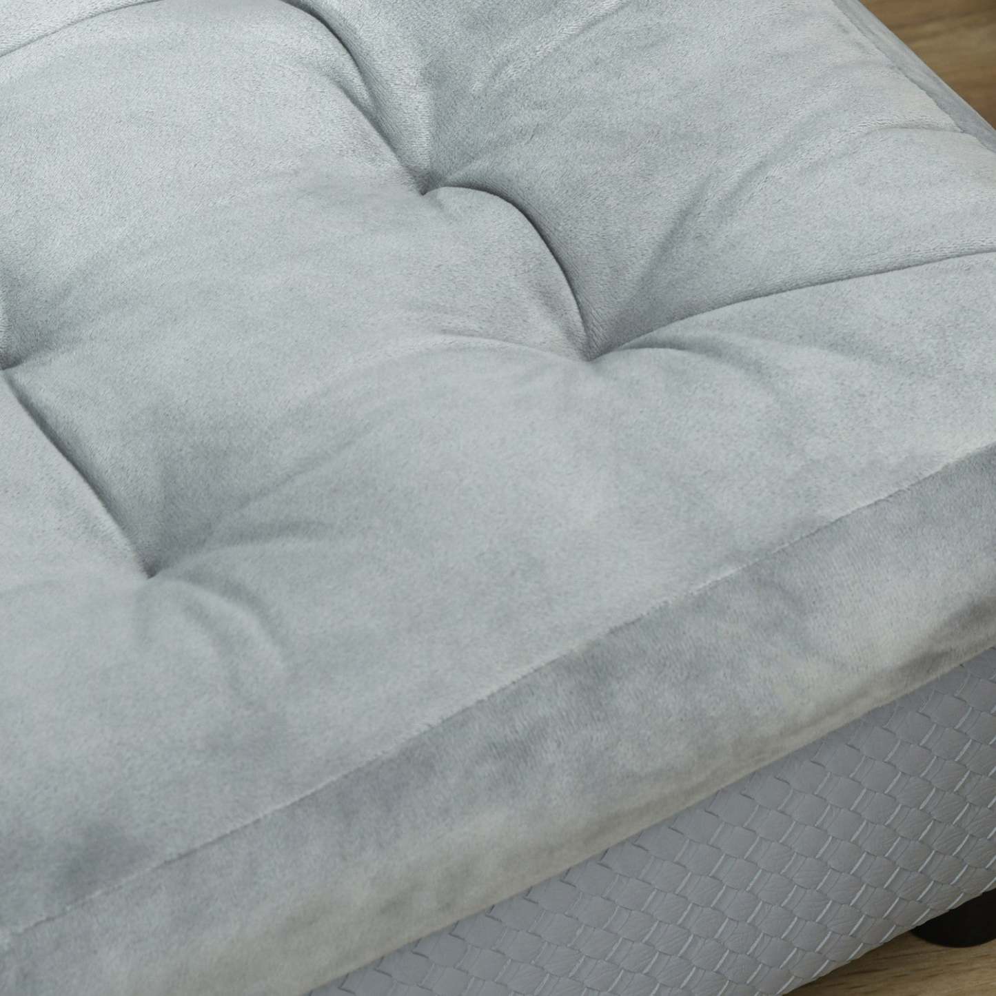 Pawhut Canapé pour Animaux Canapé pour Chien Chaise Longue Lit pour Animaux Avec Fonction de Rangement Petit Chien Divers Chat Sp|Canapé Chien Chat Sur Pied Avec Coffre De Rangement Style Moderne Coussin D'assise Amovible Grand Co