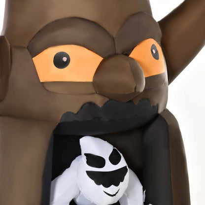 Homcom Fantôme gonflable de 2,4 m (8 pi) sorti d'un arbre mort | Décoration d'Halloween gonflable Homcom