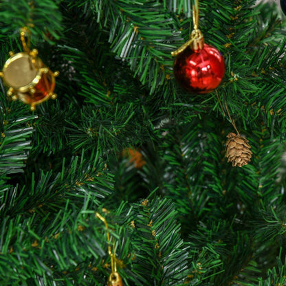 Homcom 7ft Arbre De Noël Artificiel Avec Décoration Ornement|Homcom Arbre De Noël Artificiel De 7ft Avec Ornement