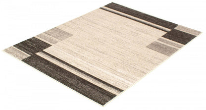 Aya Ivory-Taupe Area Rug - 3'11 x 5'3|Carpette Aya ivoire-Taupe - 3 pi 11 po x 5 pi 3 po| D2ABJGZD