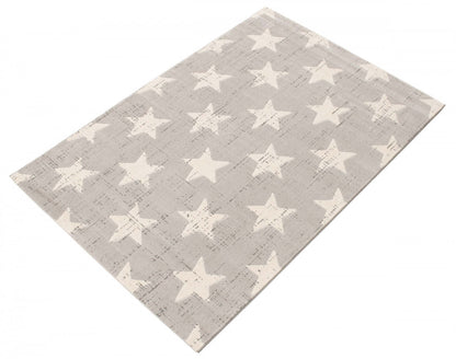 Tapis Ira gris clair 4'7 x 6'7 | D86FA408