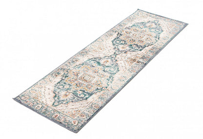 Tapis Legacy bleu sarcelle - 2'8 x 8'2|Carpette Legacy bleu sarcelle - 2 pi 8 po x 8 pi 2 po