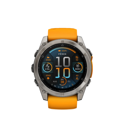 Garmin Fēnix 8 Amoled Sapphire Smartwatch 51mm - Gps, Boussole, Gyroscope Et Altimètre Barométrique | Montre Intelligente Garmin Fēnix 8 Amoled Sapphire 51mm - Gps, Boussole, Gyroscope Et Altimètre Barométrique