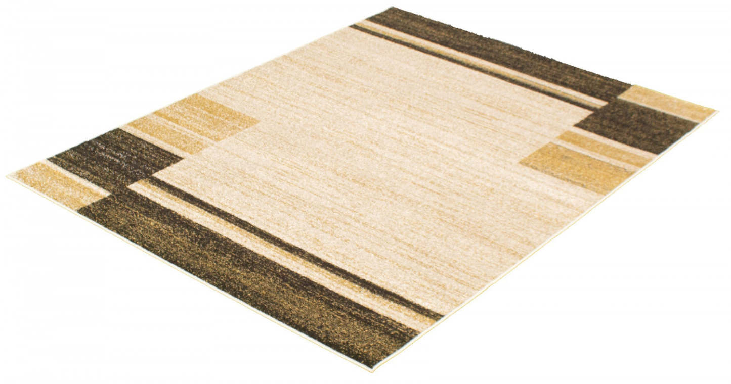 Aya Ivory-Brown Area Rug - 5'3 x 7'3|Carpette Aya ivoire-brune - 5 pi 3 po x 7 pi 3 po| D2B3BXE6