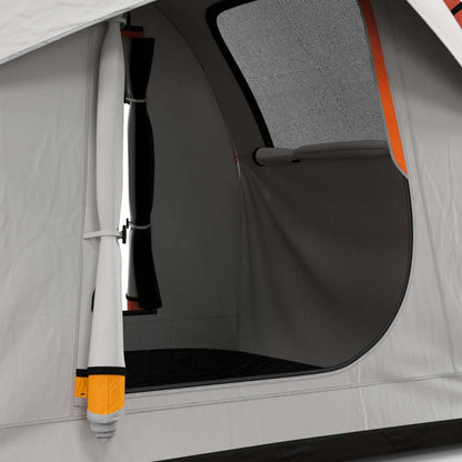 Outsunny Tente De Camping Pour Voiture Avec 3 Portes, 2000mm Imperméable, Gris Et Orange|Outsunny Car Camping Tent With 3 Doors, Grey And Orange