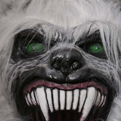 Homcom Squelette Loup-garou d'Halloween Animatronique avec Yeux Lumineux